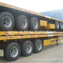 Cimc 40 Feet Flat Bed Container Semi Trailer in Africa